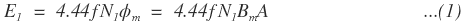 emf equation of a transformer