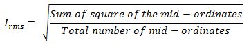 RMS value - formula